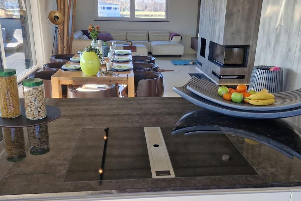 Exklusives Design-Penthouse Mc1 Appartement Seligenstadt Buitenkant foto