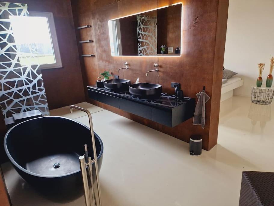 Exklusives Design-Penthouse Mc1 Appartement Seligenstadt Buitenkant foto