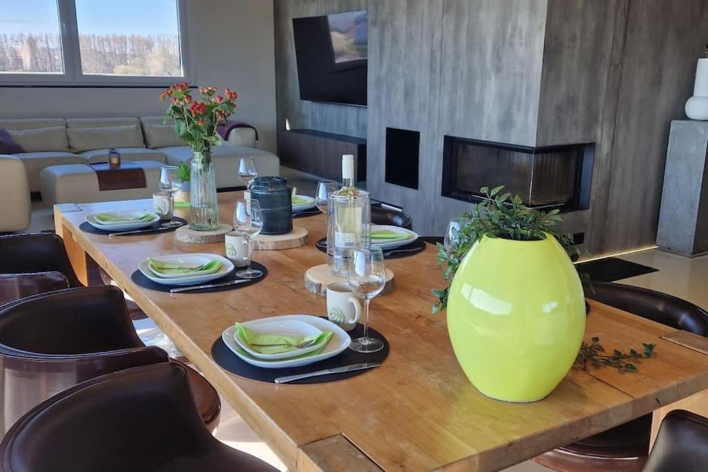 Exklusives Design-Penthouse Mc1 Appartement Seligenstadt Buitenkant foto