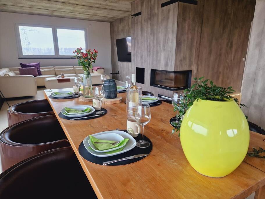 Exklusives Design-Penthouse Mc1 Appartement Seligenstadt Buitenkant foto